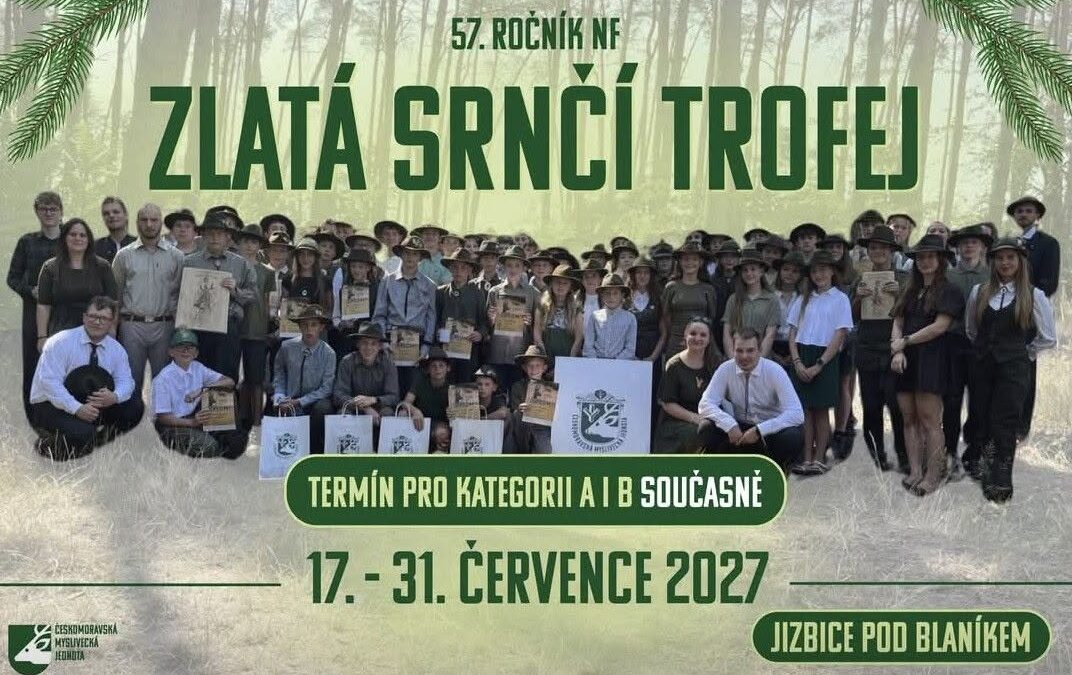 NF ZST společně od 17. do 31.8.2027 v Jizbici pod Blaníkem